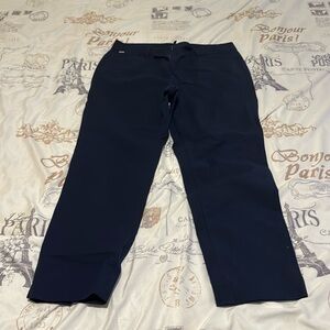 White House Black Market navy blue The Slim Ankle pants, size 10